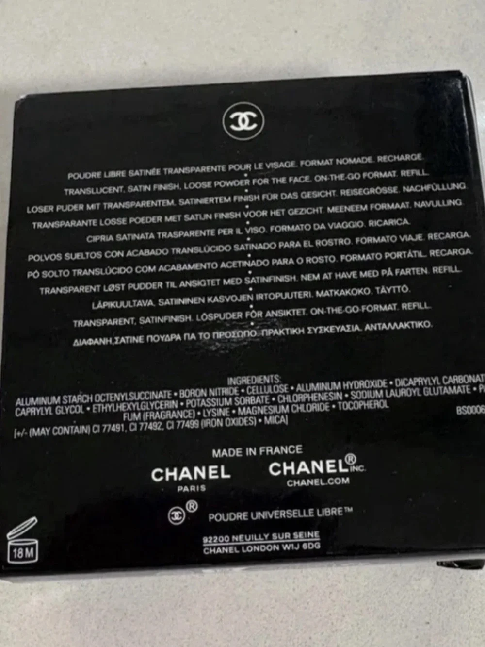 CHANEL Poudre Universelle Libre Loose Powder 152 Intense Deep On-The-Go NIB